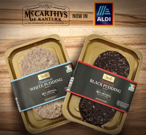McCarthys pudding in Aldi